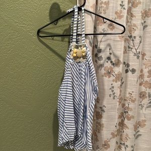 VS bra top halter with center embellishments